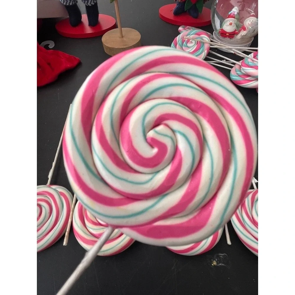 Colorful Candyland Candy Picks Christmas Tree Playful Photo Booth School Retro